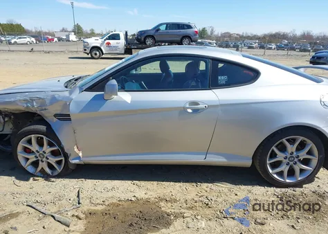 2008 Hyundai Tiburon Gt/Gt Limited/Se z USA, uszkodzony, nr VIN KMHHN66F48U268987